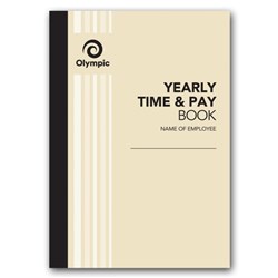 Olympic Time Book Yearly Wages 32 page 180x125mm_2
